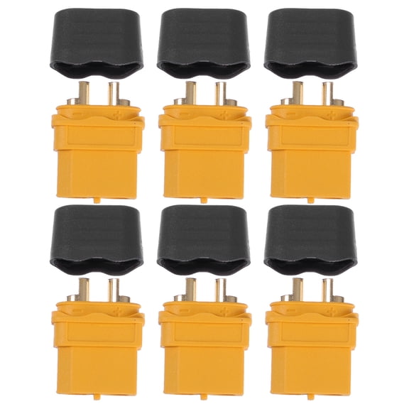STRANDCHIC Yellow Female Connector Plug 1 Set Electrical Connectors for Home Battery and Power Supply Use