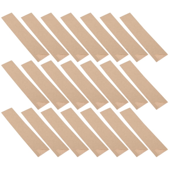 STRANDCHIC 200Pcs Portable Waterproof Kraft Chopsticks Pouch Brown for Picnic Bbq and Travel Storage