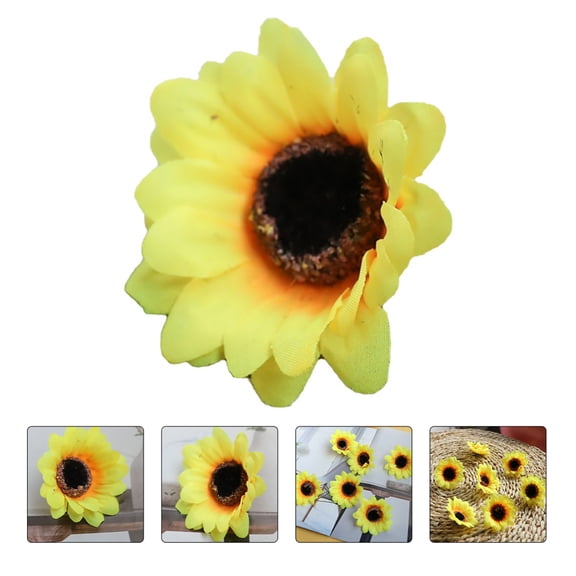 STRANDCHIC 20Pcs Artificial Sunflower for Wedding Party Home Decor Crafts