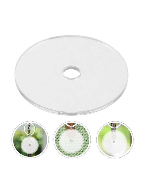 20Pcs DIY Blank Cd Disk Charm Creative Retro Music Themed Keychain