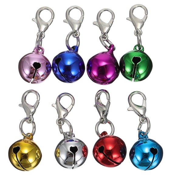 STRANDCHIC Creative Decorative Bell Keychain Fine Workmanship Assorted Colors 24Pcs