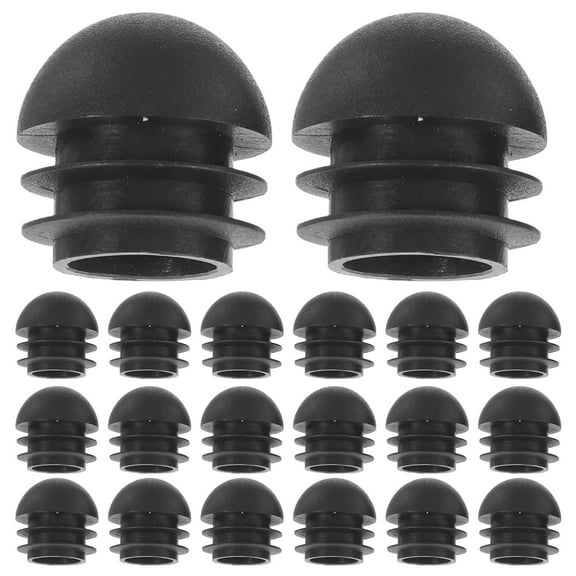 STRANDCHIC 25pcs Round Furniture Plug Plastic End Cap for Industrial Use Blocking Objects