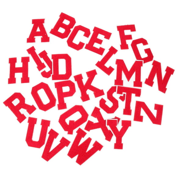 STRANDCHIC 26Pcs Red Hat Patches Adhesive Iron Patches for Multi Function Decoration and Repair