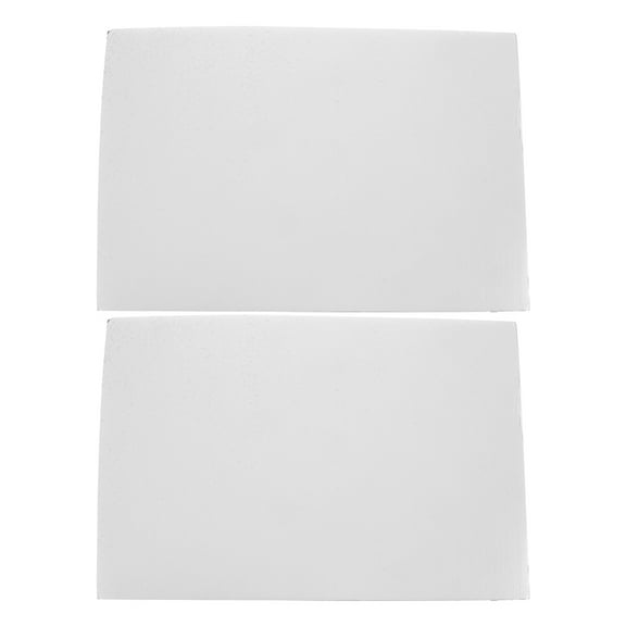 STRANDCHIC 2Pcs White Self Adhesive Foam Sheets Lightweight for Detailed Model Making