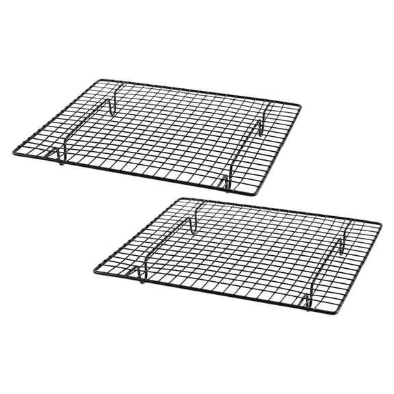 STRANDCHIC 2Pcs Heavy Duty Cake Cooling Rack Nonstick Carbon Steel Kitchen Tool