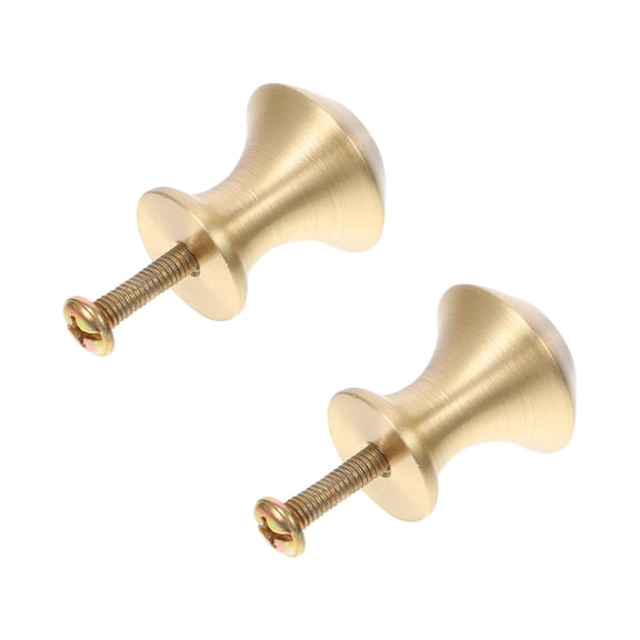 STRANDCHIC 2-Pack Brass Cabinet Pull Handles in Finish for Drawers, Cupboards, and Chests Hardware