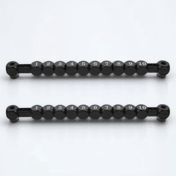 STRANDCHIC 2-Pack Plastic Football Scorekeepers Scoring Devices for Sports Use Black