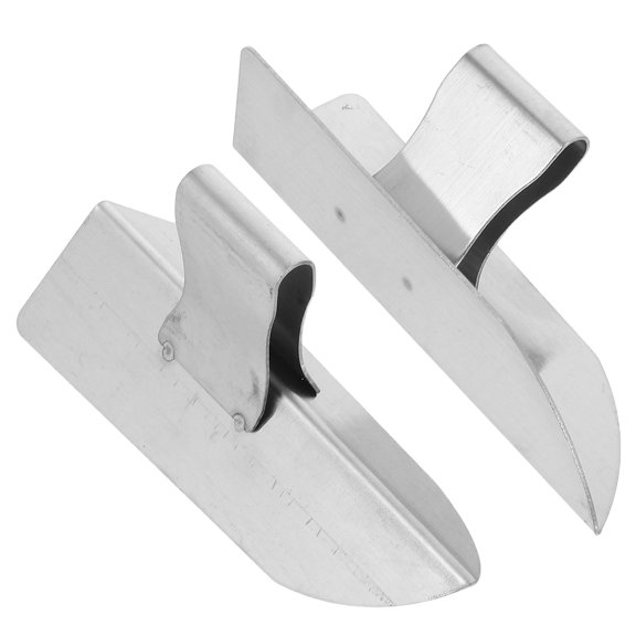 STRANDCHIC 2-Piece Stainless Steel Corner Trowel Set for Wall Finishing, Plastering, Internal and External Use