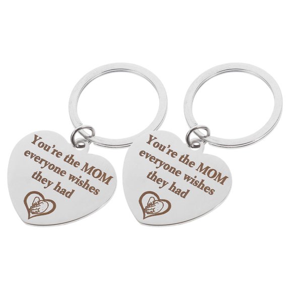 STRANDCHIC 2-Pack Elegant Titanium Purse Keychains Portable Bag Charms for Women and Loved Accessories