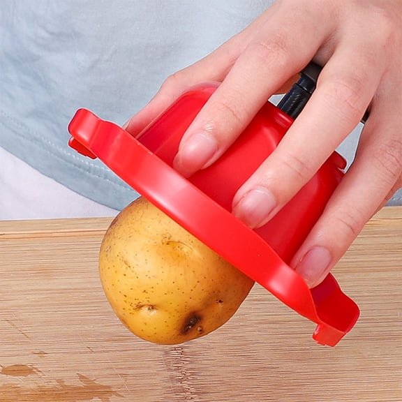 STRANDCHIC 2Pcs Plastic Food Safety Holder Hand Protector for Kitchen Cutting Fruit Vegetable Grater
