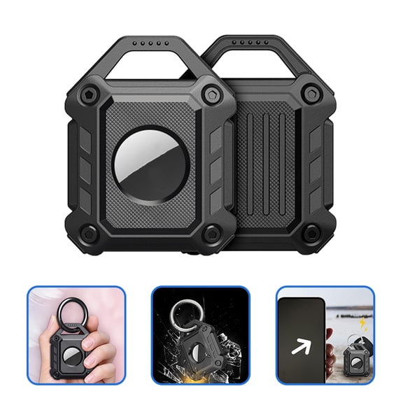 STRANDCHIC 2pcs Protective Case Tpu Black Scratch Resistant for Everyday Use