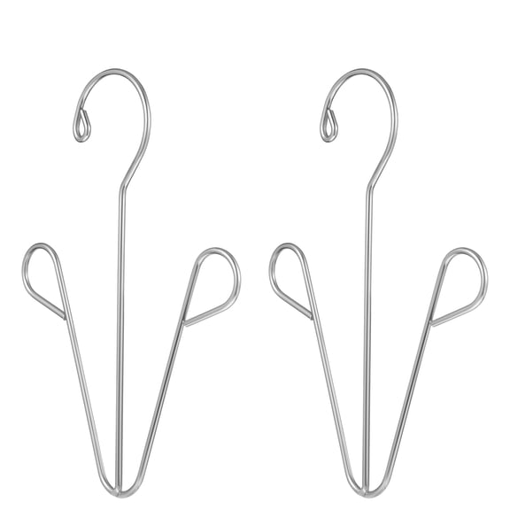 STRANDCHIC 2-Pack Stainless Steel Shoe Hooks with Thickened Design for Efficient Shoe Drying, Storage & Space Saving