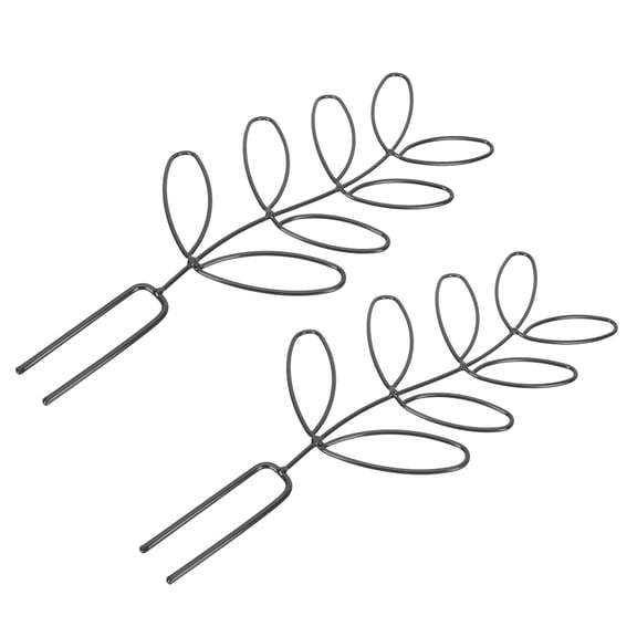 STRANDCHIC Climbing Vine Frame Iron Garden Support Black 2Pcs