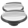 thumbnail image 1 of STRANDCHIC 2-Pack Grey Plastic Washer Knobs Replacement for Washing Machine Repair and Upgrade, 1 of 8