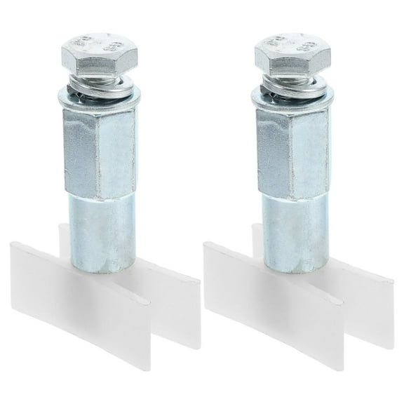 STRANDCHIC 2Pcs White Elevator Door Floor Guide Replacement Part Smooth Operation Durable Easy Installation for Repair