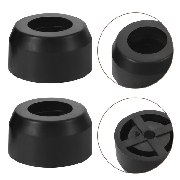 STRANDCHIC 30Pcs Black Rubber Vibration Pads for Subwoofer Box and Amplifier Noise Reduction