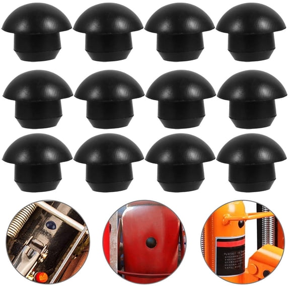 STRANDCHIC Hydraulic Jack Bung Black Rubber Easy Install for Machine 30Pcs