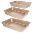 thumbnail image 1 of STRANDCHIC 3-Piece Nonstick Deep Baking Pan Set for Lasagna, Bread, Cake, Heavy Duty Cookie Sheet for Toaster Oven Use, 1 of 6
