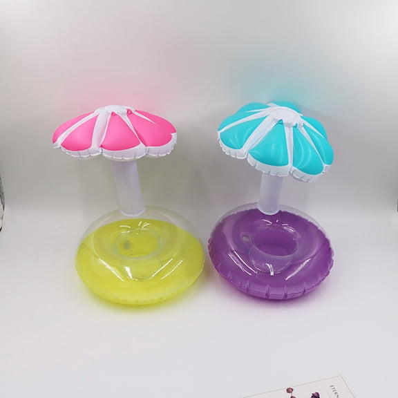 STRANDCHIC 3-Pack Inflatable Drink Holders PVC Material for Pool Beach Party and Outdoor Use