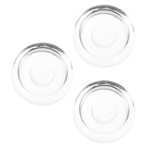 STRANDCHIC 3Pcs Canning Weights Pickle Bottles Glass for Fermentation Enthusiasts