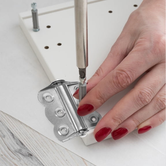 STRANDCHIC 3Pcs Spring Loaded Door Hinges Stainless Steel with Precision Casting and Strong Load