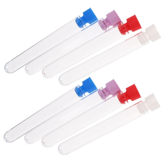 STRANDCHIC 40 Pcs Sewing Needle Storage Tubes Assorted Colors Plastic Organizer for Sewing and Crafting