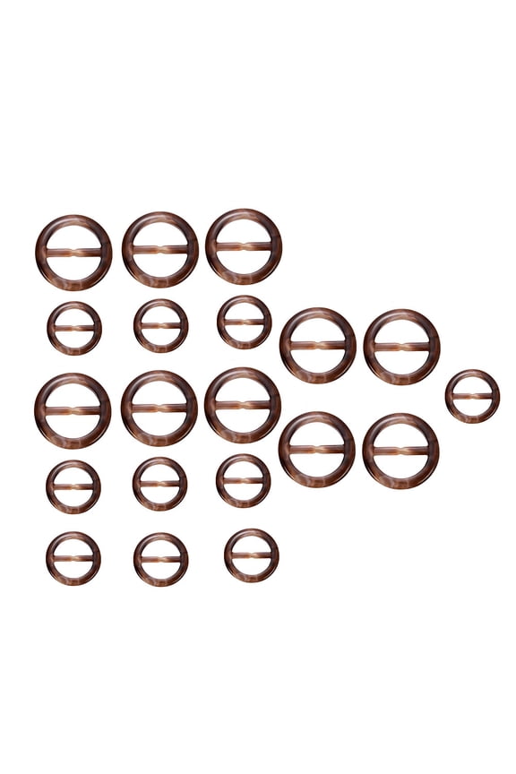 40Pcs Round Buckles for Scarf , T-Shirt Clips, Clothes Decorative Buttons Accessories