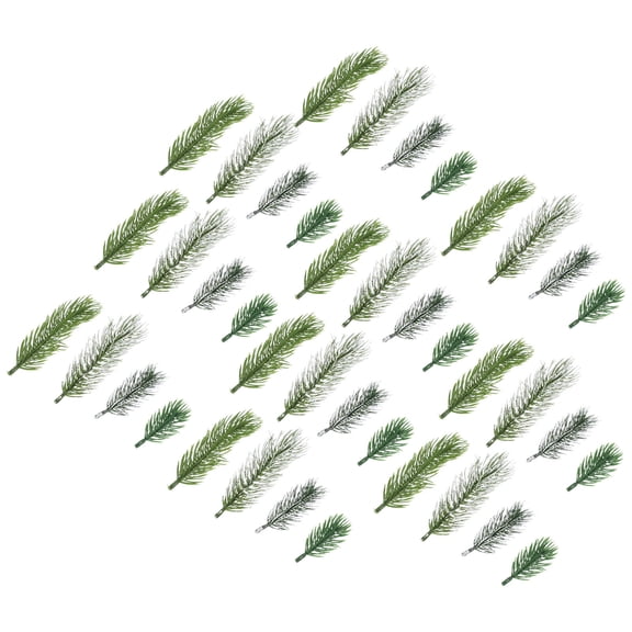 STRANDCHIC 40 Pcs Assorted Color Pine Cone Picks for Christmas Wreath Making and Home Holiday Decoration Supplies