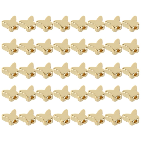 STRANDCHIC 40pcs Alloy Beads and Jewelry Charms Set for Kids Crafting, Sensory Play, Jewelry Making Supplies