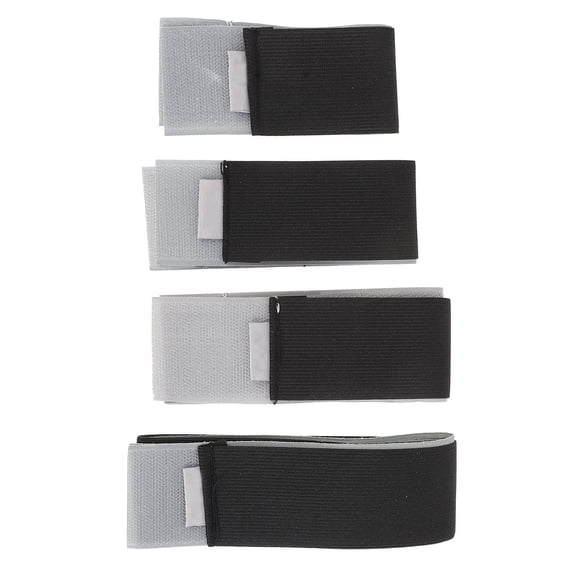 STRANDCHIC 4-Piece Black Auto Trunk Storage Bands Set Material for Car Organization and Solutions