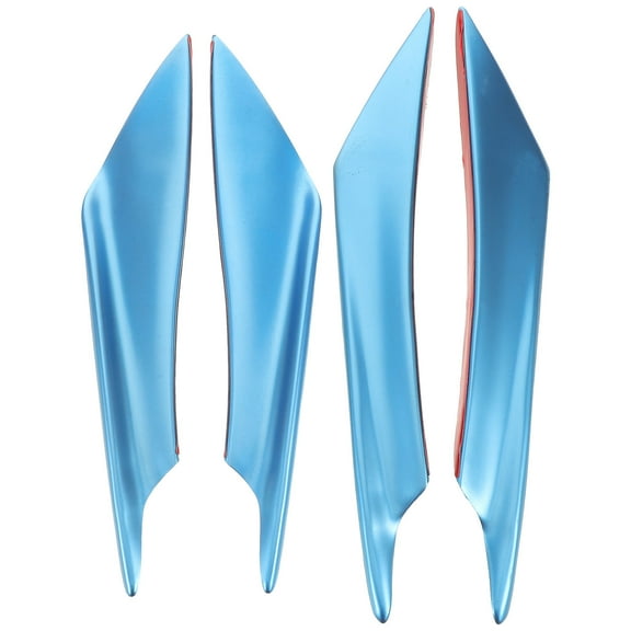 STRANDCHIC 4-Piece Universal Car Spoiler Canards Kit ABS Body Splitter for Improved Aerodynamics and Sleek Exterior Styling