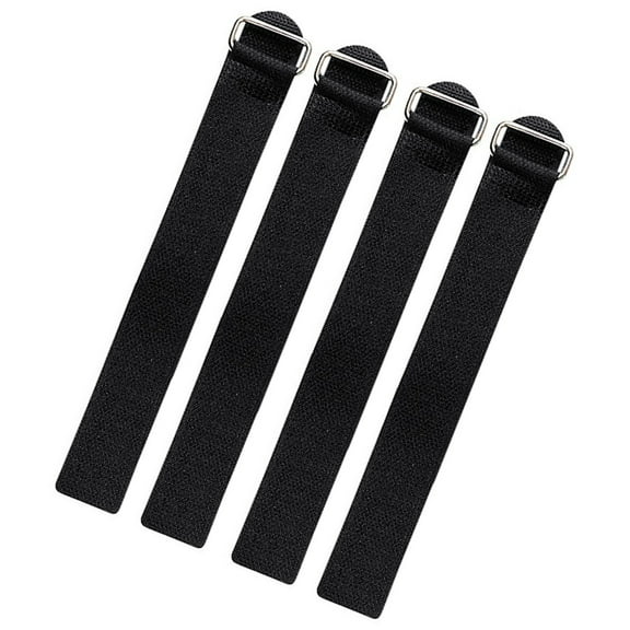 STRANDCHIC Ice and Crampons for Hiking Boots Black Nylon 4Pcs