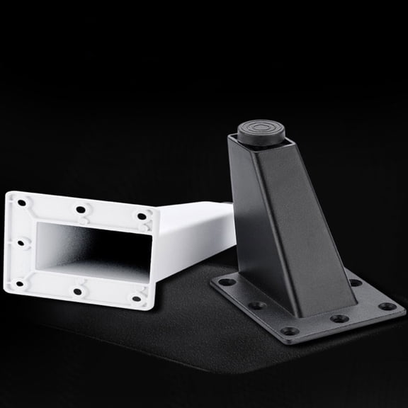 STRANDCHIC 4Pcs Couch Leg Replacement Aluminum Alloy White Durable Adjustable Legs for Office Furniture