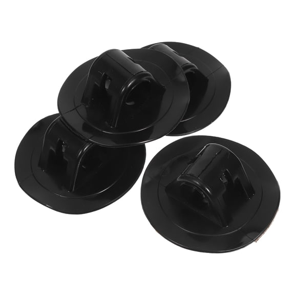 STRANDCHIC 4-Pack Black PVC Motor Mounting Brackets for Marine Applications, and