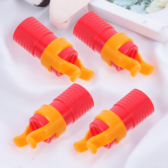 STRANDCHIC 4Pcs Screw Fixing Sleeve Red ABS for Woodworking Tool to Stop Screw Drops Easily