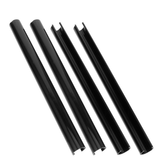 STRANDCHIC 4Pcs Portable Black PVC Pipe Covers for Radiator and Water Pipe Decoration