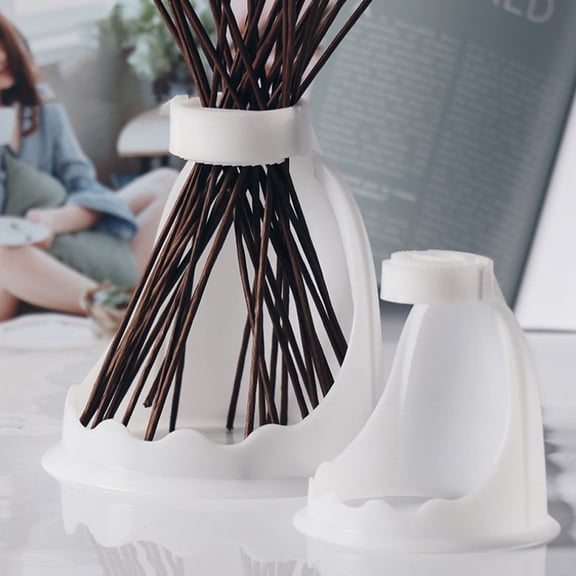 STRANDCHIC Flower Arrangement Supplies Flower Arrangement Base White PP 4Pcs