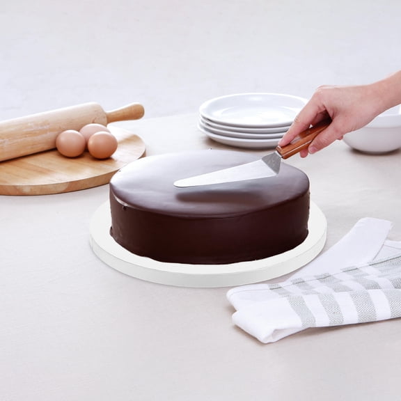 STRANDCHIC cardboard cake rounds circles Round White Corrugated Paper 4Pcs