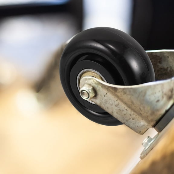 STRANDCHIC Durable Desk Casters Black Nylon for Furniture Easy Installation and Smooth Movement 4Pcs