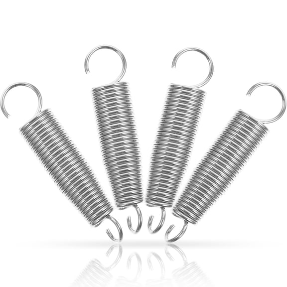 STRANDCHIC 4-Pack Drum Kick Pedal Springs Metal Replacement Parts for Drum Set Practice and Live Performance