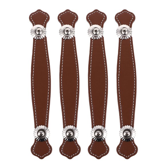 STRANDCHIC Luggage Replacement Handle Pulls Suitcase Handle Brown 4Pcs