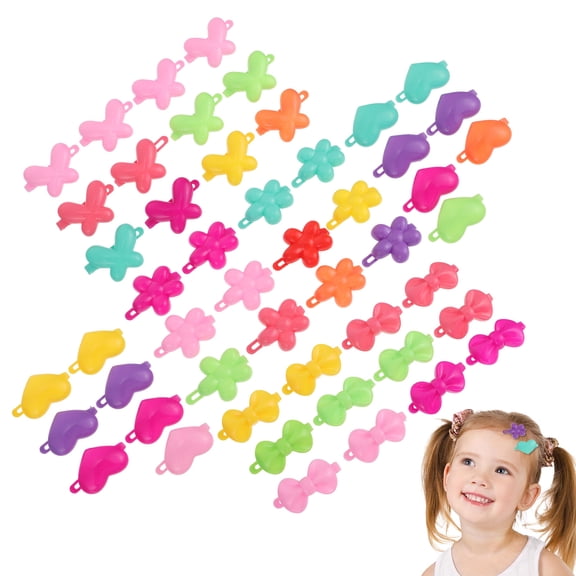 STRANDCHIC 50Pcs Assorted Color Plastic Hairpins Cute Durable Hair Accessories for Scarf Hat Sweater and Coat