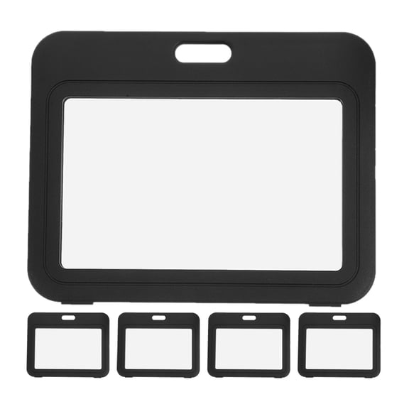 STRANDCHIC Transparent Id Cover Multi PP Card Protector for Car Use Easy Portability 5Pcs