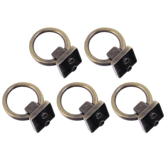STRANDCHIC 5 Pieces Sew-on Snap Buttons with Durable Metal Buckle in Coffee Color for Handbag Accessories