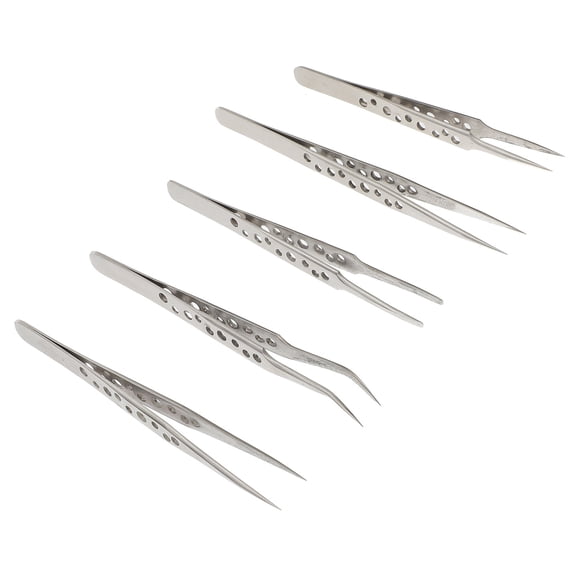 STRANDCHIC ering Tweezers Stainless Steel 5Pcs