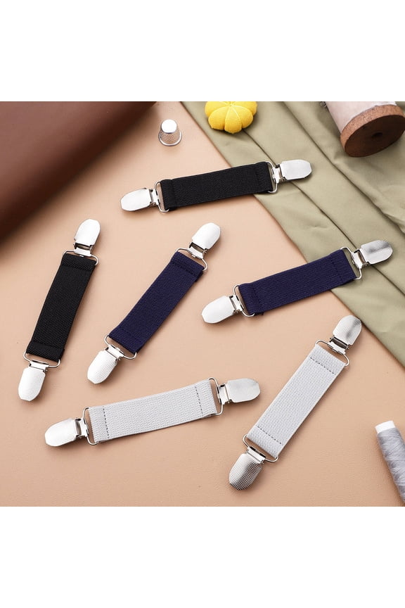 6 Pcs Adjustable Women Dress Cinch Clips for Perfect Fit Clothing Accessories Set