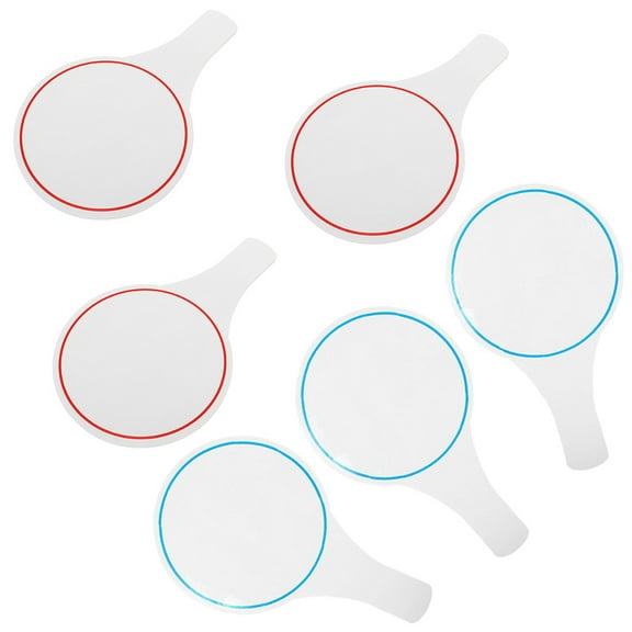 STRANDCHIC 6-Pack Small Dry Erase Boards Rectangular Foam Writable Whiteboards for Classroom and Competitions