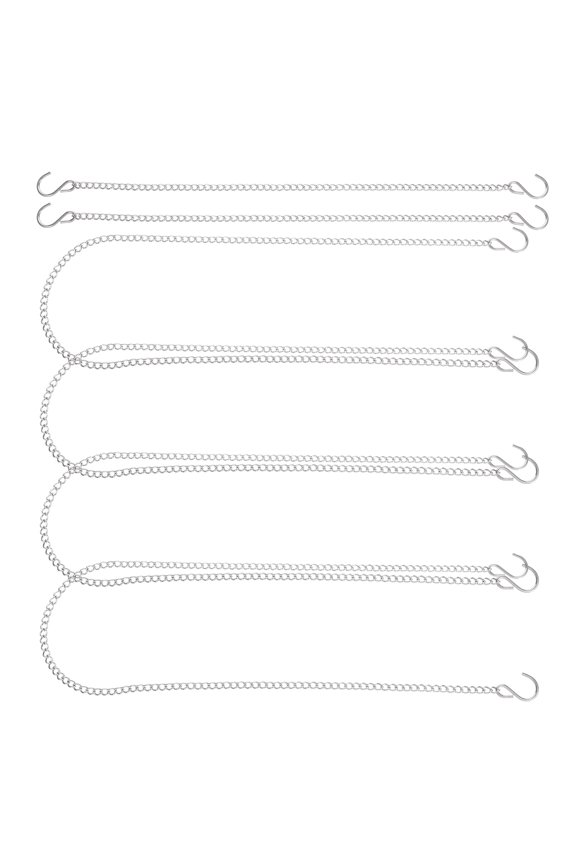 Steel Chain for Hanging Signs Durable Material Easy Installation 6Pcs