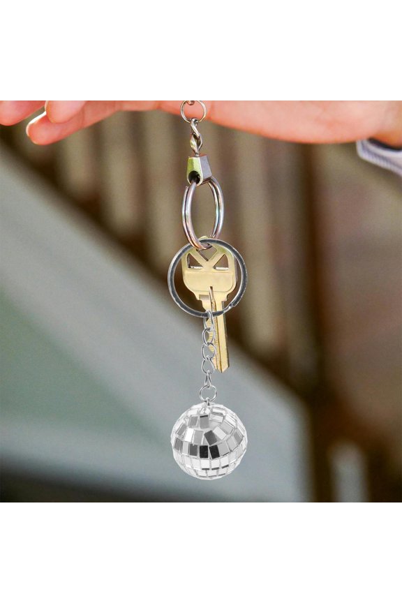 Disco Keychains Party Favors 6 Pieces Fun Decorations for Events and Celebrations