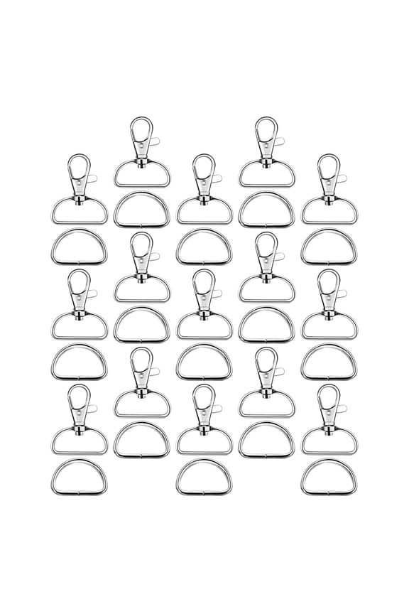 70-Piece Zinc Alloy Removable Belt Buckle Set for Bags, Finish, Simple Design for Everyday Use
